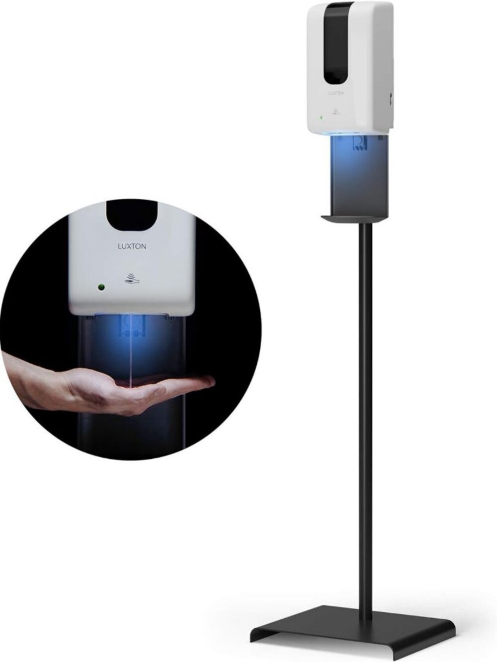 Automatic Touchless Hand Sanitizer Dispenser Stand with Drip Catcher